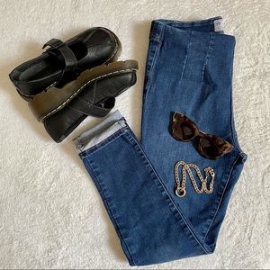 Free People hi rise size 30 elastic waist Jean